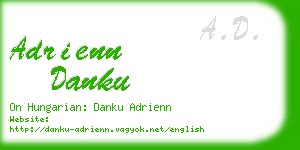 adrienn danku business card